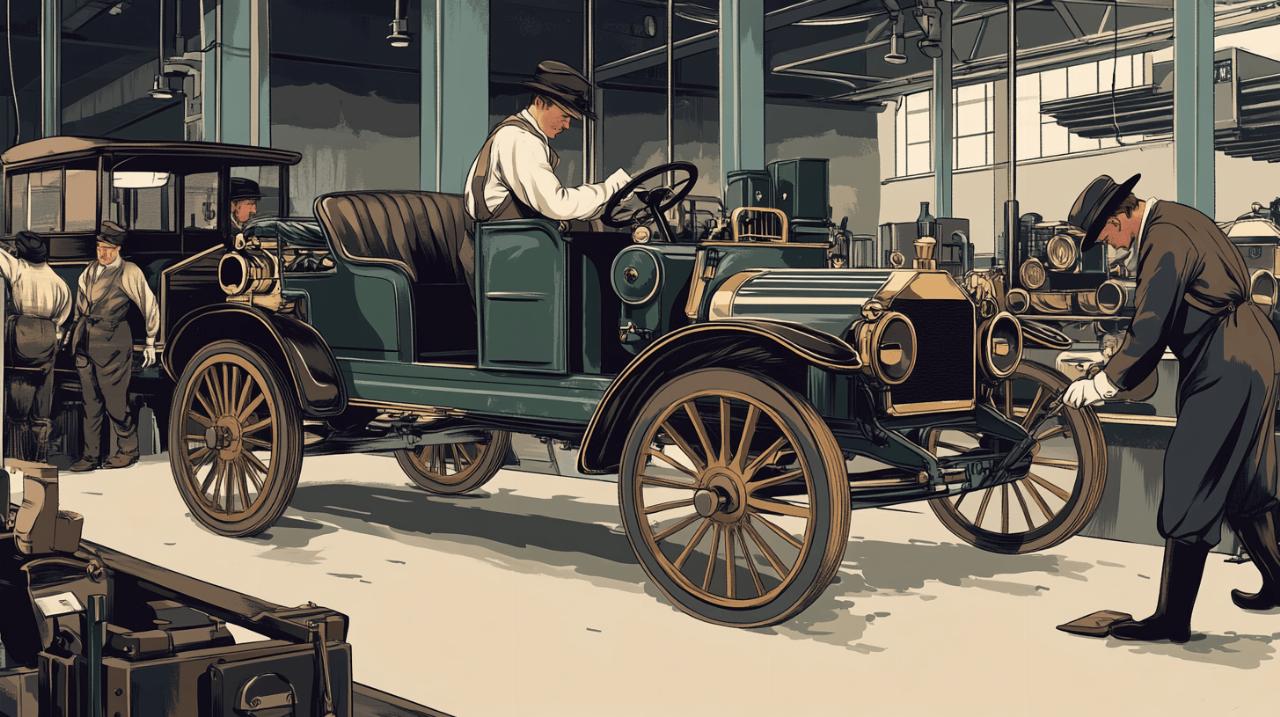 La chaîne de montage automobile (1913) : L’innovation qui a démocratisé la Model T